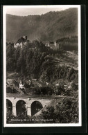 Delcampe - AK Hornberg /Schwarzwald, Ortspartie Mit Kirche Und Brücke - Hornberg