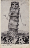 Delcampe - #PISA: TORRE-UMORISTICA, NIENTE PAURA! PENDO MA NON CASCO - Pisa
