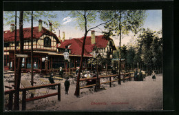 Delcampe - AK Chemnitz, Gasthaus Waldschenke Mit Gästen - Chemnitz