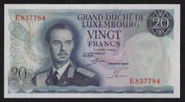 Delcampe - LUXEMBOURG 20  FRANCS 1966 P- 54   GEM UNC - Luxembourg