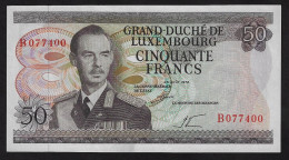Delcampe - LUXEMBOURG 50  FRANCS 1972 P- 55  GEM UNC - Luxembourg