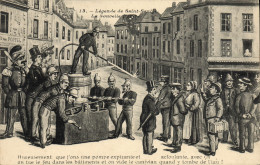 Delcampe - CPA Sapeurs Pompiers Legende De St Saulge La Nouvelle - Feuerwehr