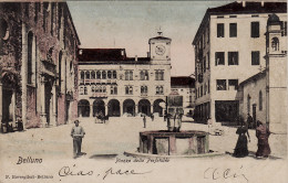 Delcampe - #BELLUNO: PIAZZA DELLA PREFETTURA - Belluno