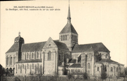 Delcampe - CPA Saint Benoit Sur Loire Loiret La Basilique Cote Sud Construite Du XI Au XII Siecle - Saint Benoit