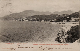 Delcampe - #VENTIMIGLIA-BALZI-ROSSI: MENTONE VISTO DALLA RISERVA DEL RESTAURANT DES GROTTES - Imperia