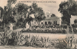 Delcampe - MAROC - Oudjda - Dar El Baraka - Jardin Public - Arbres - Végétation - Agaves - Allée - Carte Postale Ancienne - Sonstige & Ohne Zuordnung