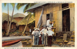Delcampe - Panama Native Village Boys Vintage Postcard - Panama