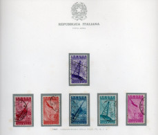 Delcampe - Italia 1947 Lotto Posta Aerea  7 Valori - Luchtpost