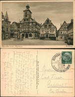 Delcampe - Heppenheim An Der Bergstraße Marktplatz Mit Gasthaus Zum Goldenen Engel 1937 - Heppenheim