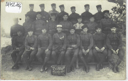 Delcampe - BONE- CARTE-PHOTO- SOUVENIR DU PELOTON DES MITRAILLEURS- 28 AOUT 1926 - Berufe