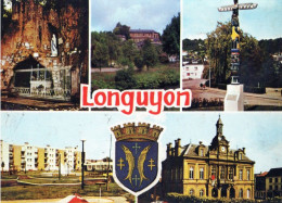 Delcampe - LONGUYON, MULTIVUE COULEUR  REF 40066 - Longuyon