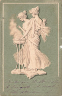 Delcampe - FANTAISIE - Femme - Mythologie - Encens - Costume - Esthétique - Elégant - MSM - Ob 1901 - Carte Postale Ancienne - Frauen