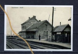 Delcampe - PHOTO VARSENARE JABBEKE  WEST VLAANDEREN GARE STATIE STATION REPRO - Jabbeke
