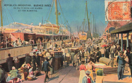 Delcampe - Buenos Aires , Republica Argentina * 1906 * En El Puerto ( Am Hafen ) At The Harbour * Argentine - Argentinien