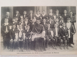 Delcampe - Nancy,  Communiants De 1915 à La Cathédrale - Nancy