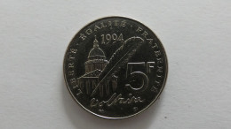 Delcampe - MONNAIE ANCIENNE FRANCE, PIECE 5 FRANCS VOLTAIRE 1994, COMMEMORATIVE - Collections & Lots