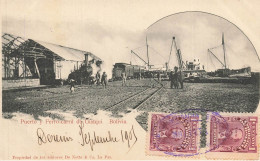 Delcampe - Puerto Y Ferro Carril De Guaqui , Bolivia * 1906 * Gare Estacion Bahnhof Railway Train Chemin De Fer * Bolivie - Bolivia