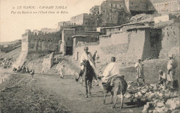 Delcampe - MAROC - Casbah Tadla - Vue Du Bastion - Oued Oum Er Retia - Bâtiments - Chevaux - Animé - Carte Postale Ancienne - Sonstige & Ohne Zuordnung