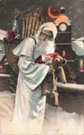 Delcampe - FETES ET VOEUX - St Nicolas - Costume - Barbe - Panier - Jouet - Ourson - Poupée - Carte Postale Ancienne - Nikolaus