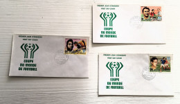 Delcampe - Premier Jour émission FDC First Day Cover Afrique Rep. Congo-Brazzaville 1978 Coupe Du Monde Football-3 Lettres Document - FDC