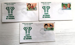 Delcampe - Premier Jour émission FDC First Day Cover Afrique Rep. Congo-Brazzaville 1978 Coupe Du Monde Football-3 Lettres Document - FDC