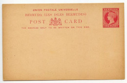 Delcampe - Bermuda 19th Century Mint 1p. Queen Victoria Postal Card - Bermuda
