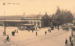 Delcampe - [-20%] BELGIQUE - Gand - Gare Du Sud - Animé - Ern Thill - Carte Postale Ancienne - Gent