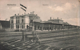 Delcampe - [-20%] BELGIQUE - Herbesthal - Bahnhof - Carte Postale Ancienne - Lontzen