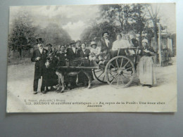 Delcampe - BRUNOY ET ENVIRONS ARTISTIQUES                          "AU REPOS DE LA FORET"      UNE NOCE CHEZ JACOMIN - Brunoy