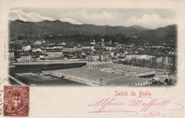 Delcampe - #BIELLA:  SALUTI DA - PANORAMA - Biella