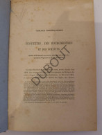 Delcampe - Mechelen: Tableau Chronologique Des Ecoutètes, Des Bourgmestres Et Des Echevins  (S446) - Bis 1700