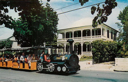 Delcampe - KEY WEST, FL - CONCH TOUR TRAIN AND CONCH STYLE HOUSE - DUKANE SCENICS - - Key West & The Keys