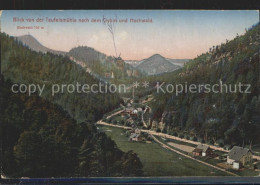 Delcampe - Oybin Sachsen Panorama Blick Von Der Teufelsmuehle Berg Oybin Hochwald Zittauer - Oybin