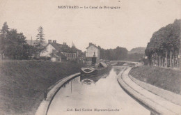 Delcampe - MONTBARD CANAL DE BOURGOGNE ,JOLI PLAN PENICHE      REF 91875 - Hausboote
