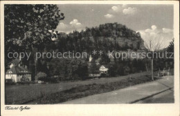 Delcampe - Oybin Sachsen Teilansicht Mit Berg Oybin - Oybin