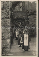 Delcampe - Oybin Sachsen Moenchszug Im Kreuzgang Berg Oybin - Oybin