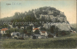Delcampe - Oybin Sachsen Teilansicht Mit Kirche Und Berg Oybin - Oybin