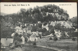 Delcampe - Oybin Sachsen Teilansicht Mit Kirche Und Berg Oybin - Oybin