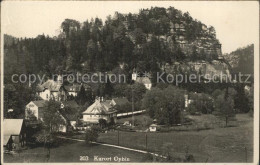 Delcampe - Oybin Sachsen Ortsblick Und Berg - Oybin