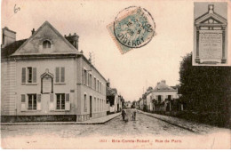 Delcampe - BRIE-COMTE-ROBERT: Rue De Paris - état - Brie Comte Robert