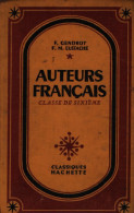 Delcampe - Auteurs Français 6e (1958) De F. Gendrot - 6-12 Years Old