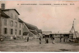 Delcampe - BRIE COMTE ROBERT: Villemeneux, Intérieur De Ferme - Bon état - Brie Comte Robert