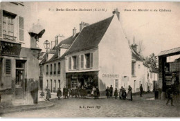 Delcampe - BRIE COMTE ROBERT: Rue Du Marché Et Du Château - Très Bon état - Brie Comte Robert