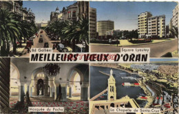 Delcampe - CPSM ORAN - (ALGERIE) - MEILLEURS VOEUX ... MULTIVUES - Oran