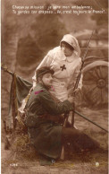Delcampe - Croix-Rouge Infirmière Drapeau Ambulance Guerre 14-18 Patrie Propagande Militaria Blessé - Rotes Kreuz