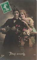 Delcampe - [-20%] COUPLES - Doux Accords - Carte Postale Ancienne - Paare