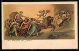 Delcampe - AK Aurora Vor Dem Sonnenwagen Mit Phoebus - Antike