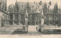 Delcampe - [-20%] FRANCE - Rouen - Le Palais De Justice - Façade Intérieure Prise De La Rue Thouret - Carte Postale Ancienne - Rouen