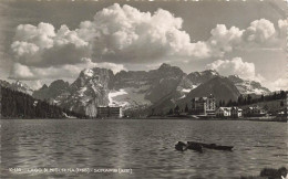 Delcampe - [-20%] ITALIE - Lago Di Misurina - Sorapis - Barques - Vue Densemble - Carte Postale Ancienne - Belluno