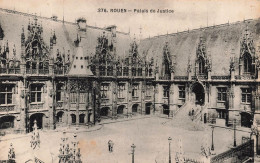 Delcampe - [-20%] FRANCE - Rouen - Palais De Justice - Vue Densemble - Carte Postale Ancienne - Rouen
